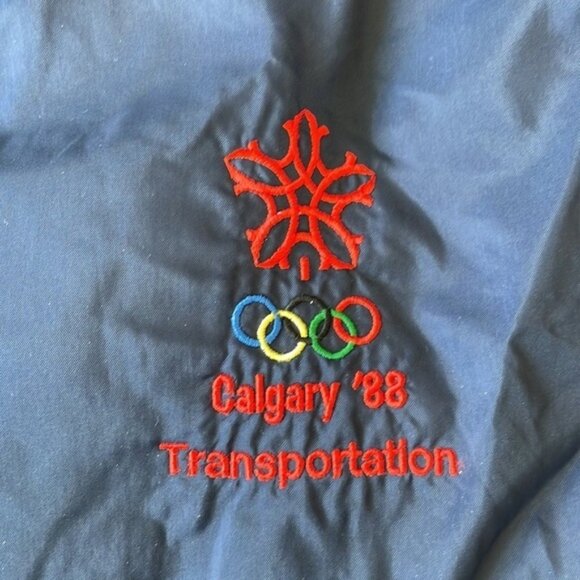 EC Vintage Calgary 1988 Olympics Transportation Shell Jacket - Picture 4 of 4